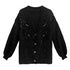Sequin Knit Oversized Cardigan